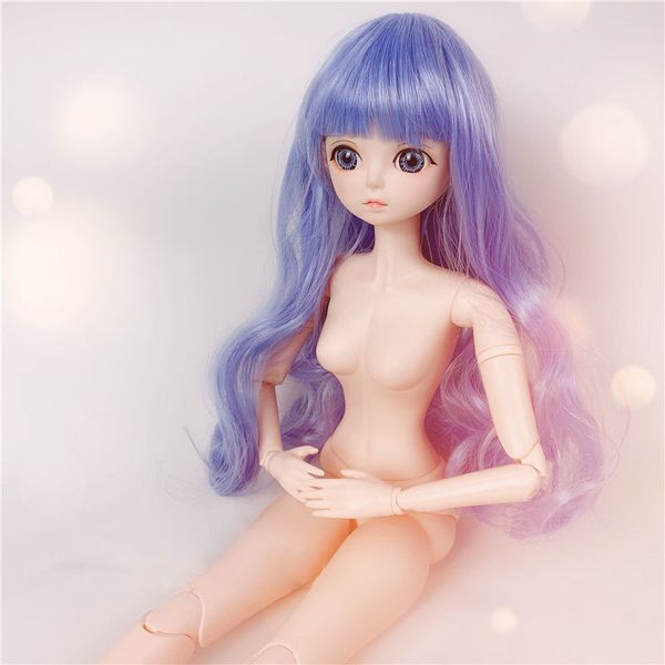 1/3 bjd doll girl doll 60 cm changeable hair changeable eyes multicolor hair extension eyelashes baby nude girl toy t200429
1/3 bjd doll girl doll 60 cm changeable hair changeable eyes multicolor hair extension eyelashes baby nude girl toy t200429