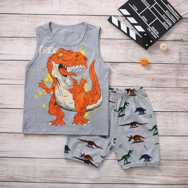 baby boy kids toddler cartoon dinosaur vest + shorts pajamas outfits set clothing suits summer for babies cotton leisure new, White
baby boy kids toddler cartoon dinosaur vest + shorts pajamas outfits set clothing suits summer for babies cotton leisure new, White