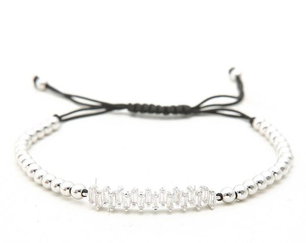 gold silver micro pave white cz cubic zirconia rope adjusted copper beads bracelet vhg535 charm braided bangles women, Black
gold silver micro pave white cz cubic zirconia rope adjusted copper beads bracelet vhg535 charm braided bangles women, Black