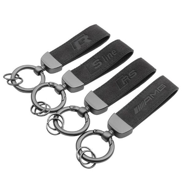 luxury black key chain designer key chain real leather with stainless steel car keychain keyring, Silver
luxury black key chain designer key chain real leather with stainless steel car keychain keyring, Silver
