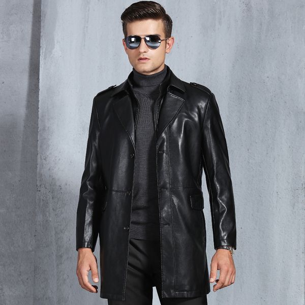 new leather jacket men's winter thick inner pu leather coat men's casual warm stand collar imitation coat warm, Black
new leather jacket men's winter thick inner pu leather coat men's casual warm stand collar imitation coat warm, Black