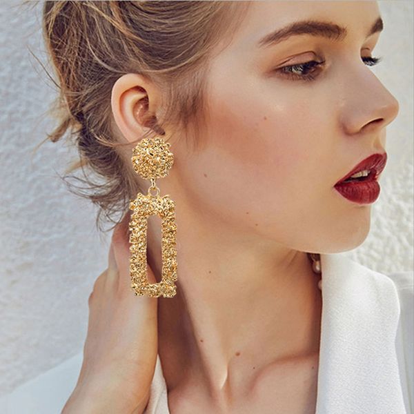 big vintage earrings for women gold silver geometric statement earrings 2019 metal earring hanging fashion jewelry
big vintage earrings for women gold silver geometric statement earrings 2019 metal earring hanging fashion jewelry