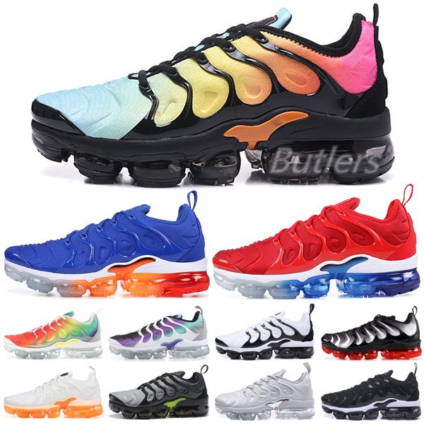 2019 tn plus rainbow running shoes men women triple black white game royal p blue designer sneakers tn sports shoes us 5-11, White;red
2019 tn plus rainbow running shoes men women triple black white game royal p blue designer sneakers tn sports shoes us 5-11, White;red