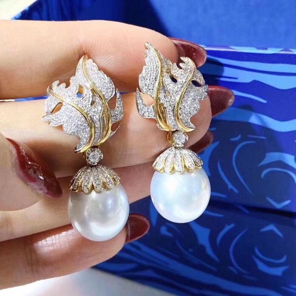 d606 pearl earrings fine jewelry 11-12mm 925 sterling silver nature fresh water white pearls drop dangle earrings for women, Golden;silver
d606 pearl earrings fine jewelry 11-12mm 925 sterling silver nature fresh water white pearls drop dangle earrings for women, Golden;silver