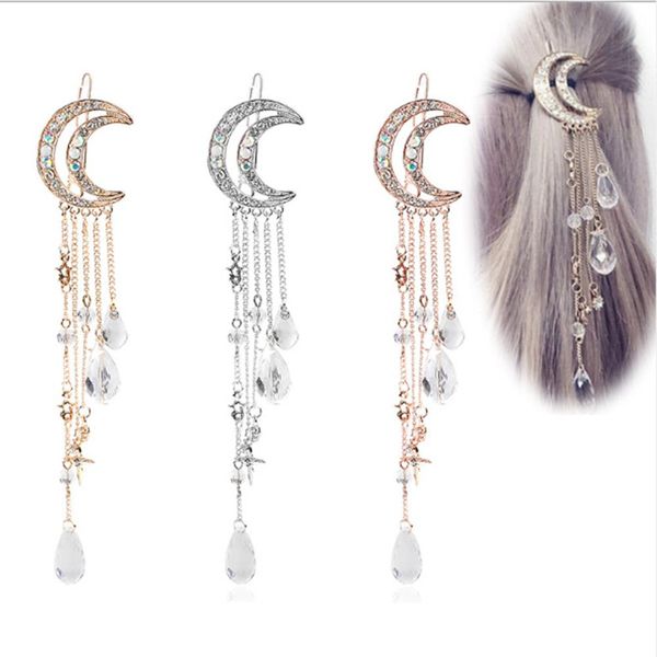 мода элегантных женщин lady moon rhinestone кристалл кисточкой длинные цепи шариков качают шпилька зажим для волос ювелирных изделий волос z, Black
мода элегантных женщин lady moon rhinestone кристалл кисточкой длинные цепи шариков качают шпилька зажим для волос ювелирных изделий волос z, Black