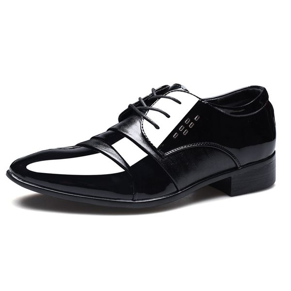 formal men pu leather shoes italian dress male footwear pointed toe business office working oxford shoes men mannen schoenen, Black
formal men pu leather shoes italian dress male footwear pointed toe business office working oxford shoes men mannen schoenen, Black