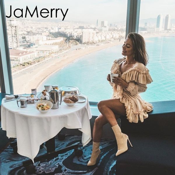 jamerry ruffled women mini party dress elegant long sleeve mesh lining short dress high waist ladies dresses dresses, Black;gray
jamerry ruffled women mini party dress elegant long sleeve mesh lining short dress high waist ladies dresses dresses, Black;gray