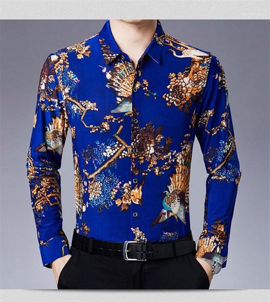 peacock fashion homme spring autumn clothes chiese styles printed shirt floral print mens casual shirt designer, White;black
peacock fashion homme spring autumn clothes chiese styles printed shirt floral print mens casual shirt designer, White;black