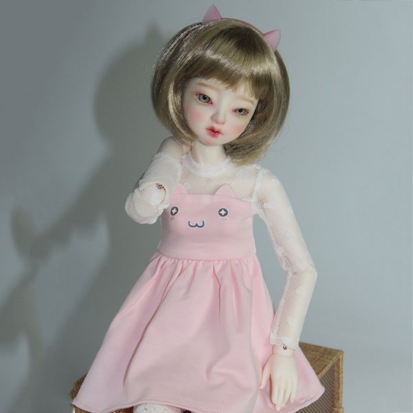 1/4 bjd ball jointed girl doll clothes cat face lace sleeve dress for aod as dod doi accessories
1/4 bjd ball jointed girl doll clothes cat face lace sleeve dress for aod as dod doi accessories