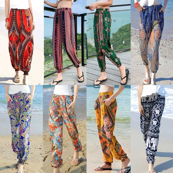 thailand summer new chiffon printed beach large size s-3xl bohemian lantern ankle length pants women fashion streetwear 2020, Black;white
thailand summer new chiffon printed beach large size s-3xl bohemian lantern ankle length pants women fashion streetwear 2020, Black;white