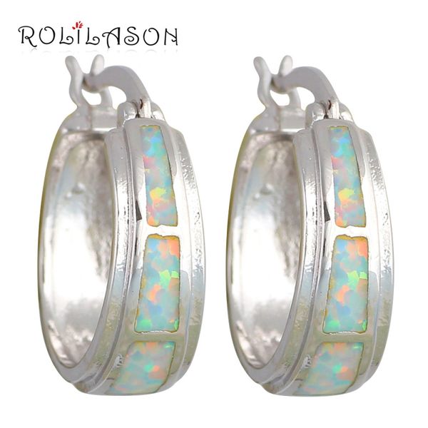 rolilason brand design gifts for ladies white fire opal silver stamped hoop earrings fashion jewelry for women oes591, Golden;silver
rolilason brand design gifts for ladies white fire opal silver stamped hoop earrings fashion jewelry for women oes591, Golden;silver