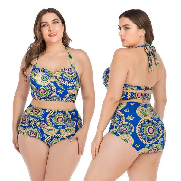 plus size women floral printed one piece bandage bathing with high waisted bottom bikini set fashion bathing suit biquini, White
plus size women floral printed one piece bandage bathing with high waisted bottom bikini set fashion bathing suit biquini, White