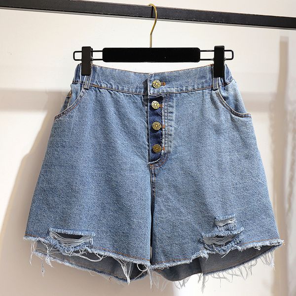 women's shorts 5xl 6xl women summer plus size denim jeans high-waist ripped hole buttons korean girl casual loose shortj c155, White;black
women's shorts 5xl 6xl women summer plus size denim jeans high-waist ripped hole buttons korean girl casual loose shortj c155, White;black