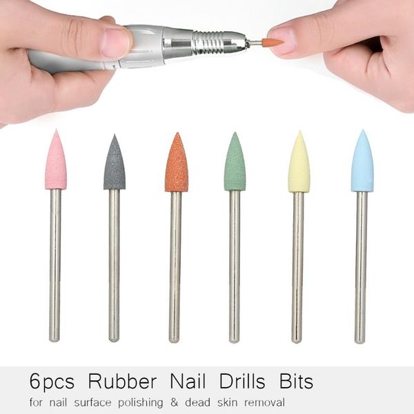 2019 новые 6шт rubber electric nail сверла биты портативный nail buffer кутикулы cutter для маникюра педикюра арт-салон инструменты, Silver
2019 новые 6шт rubber electric nail сверла биты портативный nail buffer кутикулы cutter для маникюра педикюра арт-салон инструменты, Silver