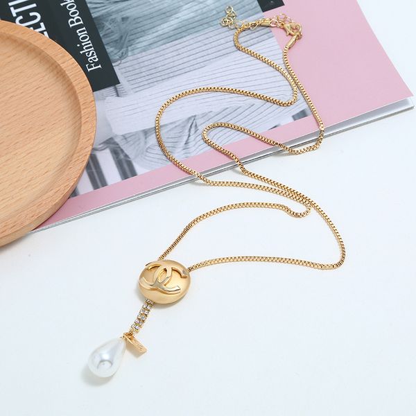 cc necklace pendants for women trendy jewelry simple letter fresh water drop pearl pendant necklace accessories
cc necklace pendants for women trendy jewelry simple letter fresh water drop pearl pendant necklace accessories