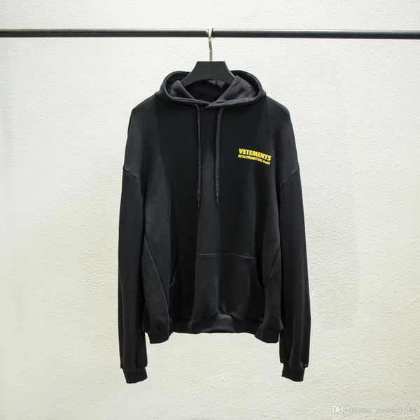 2019 new vetements hoodie men women vetements hip hop pullover vetements hoodies sweatshirts size s-xl, Black
2019 new vetements hoodie men women vetements hip hop pullover vetements hoodies sweatshirts size s-xl, Black