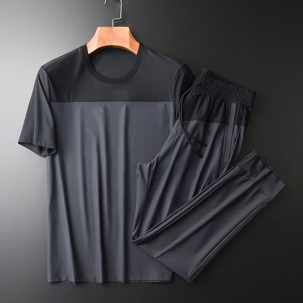minglu summer mens sets (t-shirt+pants) luxury black grey patchwork sport casual man tracksuit plus size 4xl slim fit male sets, Gray
minglu summer mens sets (t-shirt+pants) luxury black grey patchwork sport casual man tracksuit plus size 4xl slim fit male sets, Gray