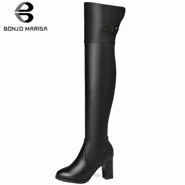 bonjomarisa plus size 34-45 elegant lady chunky high heels thigh high boots party over the knee boots women shoes woman, Black
bonjomarisa plus size 34-45 elegant lady chunky high heels thigh high boots party over the knee boots women shoes woman, Black