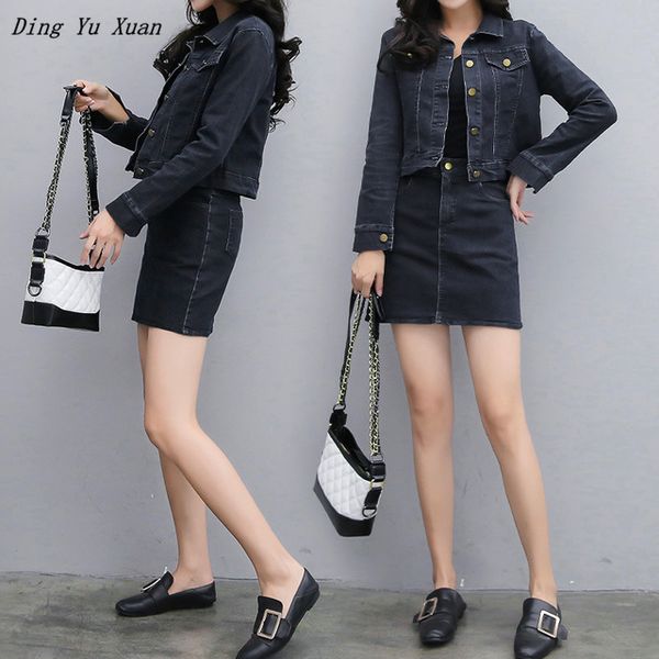 black casual short denim jacket with jean skirt autumn spring women jeans jacket long sleeve streetwear plus size skirt suit 5xl, White;black
black casual short denim jacket with jean skirt autumn spring women jeans jacket long sleeve streetwear plus size skirt suit 5xl, White;black