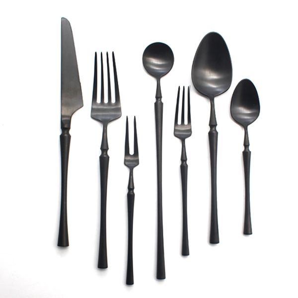 2017 black cutlery set 304 stainless steel butter knife dessert fork western dinnerware tableware set kitchen accessories
2017 black cutlery set 304 stainless steel butter knife dessert fork western dinnerware tableware set kitchen accessories