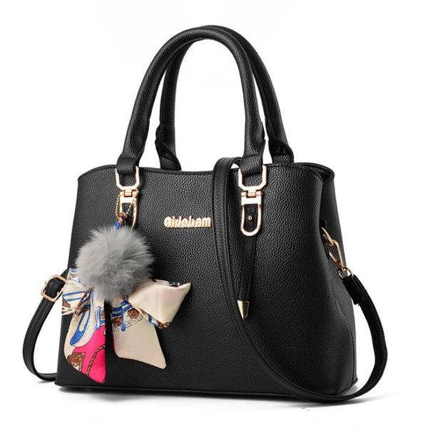 acelure fur ball pendant handbags for women ribbon bow shoulder bag female pu leather messenger crossbody bags tote
acelure fur ball pendant handbags for women ribbon bow shoulder bag female pu leather messenger crossbody bags tote