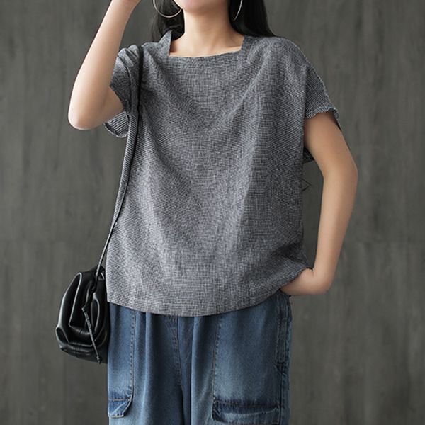womens tees t shirt square neck big loose solid retro vintage fashion casual for spring summer az31191514, White
womens tees t shirt square neck big loose solid retro vintage fashion casual for spring summer az31191514, White