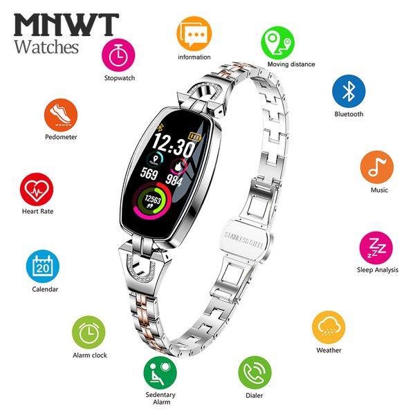 mnwt h8 fashion smart wristwatches women digital watches ladies 2019 waterproof heart rate monitoring bluetooth for android ios, Slivery;brown
mnwt h8 fashion smart wristwatches women digital watches ladies 2019 waterproof heart rate monitoring bluetooth for android ios, Slivery;brown
