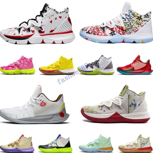 2019 kyrie 5 5s sponge bob pineapple house men basketball shoes patrick squidward cny sandy cheeks irving mens trainers sports sneakers 7-12
2019 kyrie 5 5s sponge bob pineapple house men basketball shoes patrick squidward cny sandy cheeks irving mens trainers sports sneakers 7-12