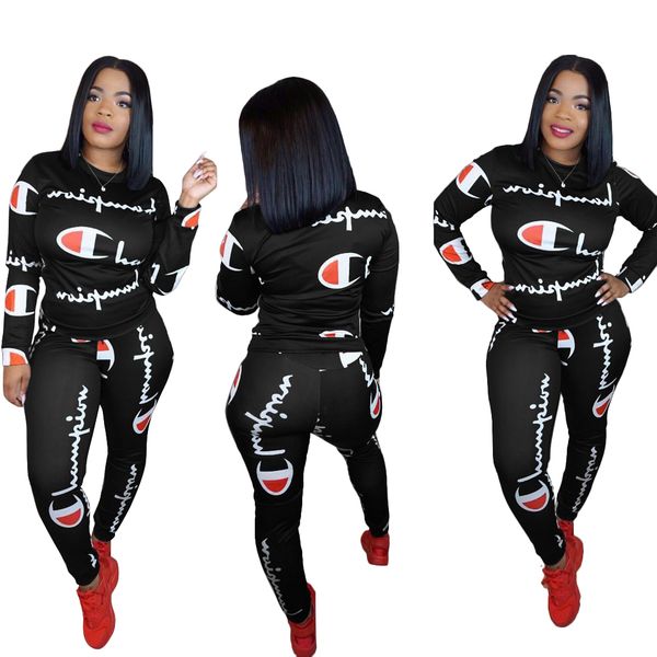 Champion brand women outfit de igner women two piece outfit long leeve print letter outfit port uit 3xl, Gray
Champion brand women outfit de igner women two piece outfit long leeve print letter outfit port uit 3xl, Gray