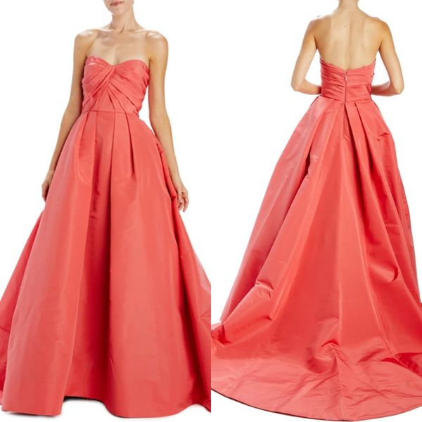 2020 monique lhuillier red evening dresses satin ruched sweetheart a line prom dress with pocket sweep train formal robes de soirée, Black
2020 monique lhuillier red evening dresses satin ruched sweetheart a line prom dress with pocket sweep train formal robes de soirée, Black