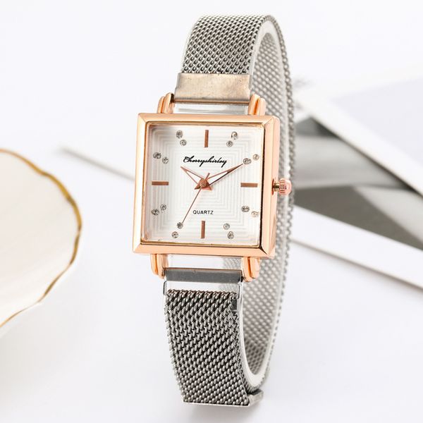 elegant watches for ladies douyin online influencer fashion designers trendy simple temperament magnet mesh strap small square watch spot wr, Slivery;brown
elegant watches for ladies douyin online influencer fashion designers trendy simple temperament magnet mesh strap small square watch spot wr, Slivery;brown