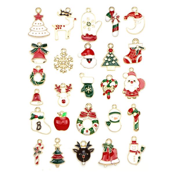 1pack enamel charms mix christmas series alloy pendant, santa claus gingle hair bow hand material diy earrings accessories, Bronze;silver
1pack enamel charms mix christmas series alloy pendant, santa claus gingle hair bow hand material diy earrings accessories, Bronze;silver