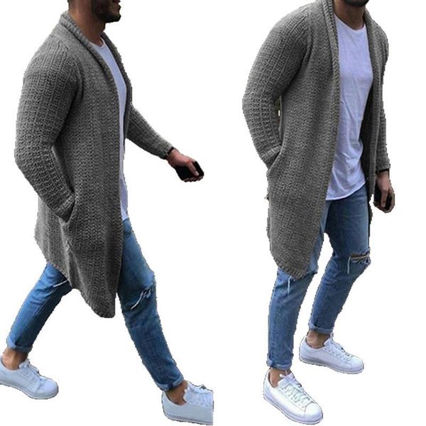 long cardigan men 2020 mens long sleeve cardigans outwear cardigan clothings fashion sweaters new spring autumn, White;black
long cardigan men 2020 mens long sleeve cardigans outwear cardigan clothings fashion sweaters new spring autumn, White;black