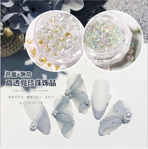 2020new high grade pearl nail rhinestones white bright pearl gems jewelry crystal small round beads stones nail art decorations, Silver;gold
2020new high grade pearl nail rhinestones white bright pearl gems jewelry crystal small round beads stones nail art decorations, Silver;gold