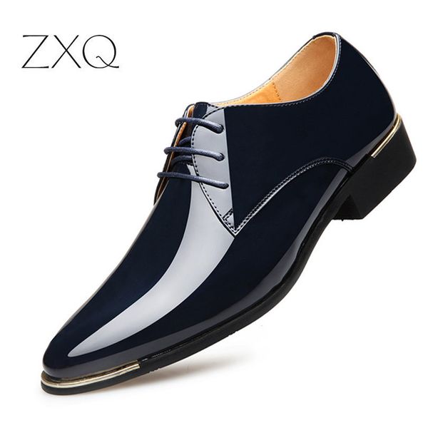 2018 men's quality patent leather shoes zapatos de hombre size 38-47 black leather soft man dress shoe
2018 men's quality patent leather shoes zapatos de hombre size 38-47 black leather soft man dress shoe