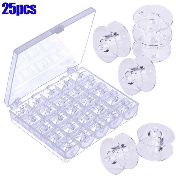 high 25pcs empty bobbins sewing machine spools clear plastic with case storage box for brother janome singer elna lg66, Black
high 25pcs empty bobbins sewing machine spools clear plastic with case storage box for brother janome singer elna lg66, Black