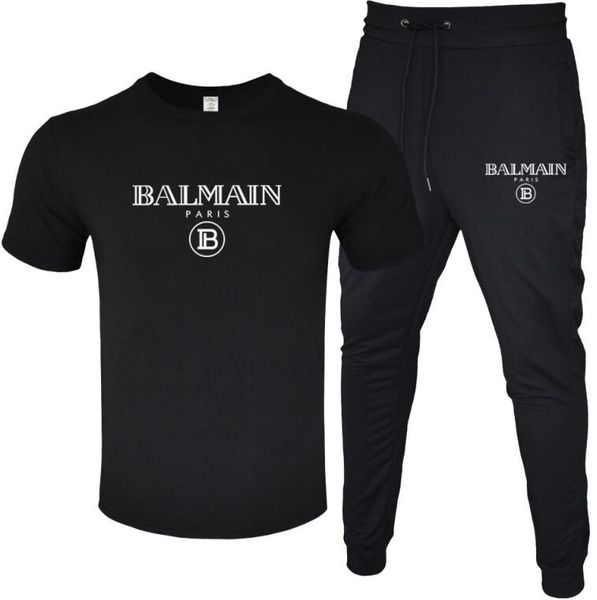 2020 balmain two-piece tracksuit fashion printing men luxury active t shirt + long pant clothes summer new size s-2xl, Gray
2020 balmain two-piece tracksuit fashion printing men luxury active t shirt + long pant clothes summer new size s-2xl, Gray