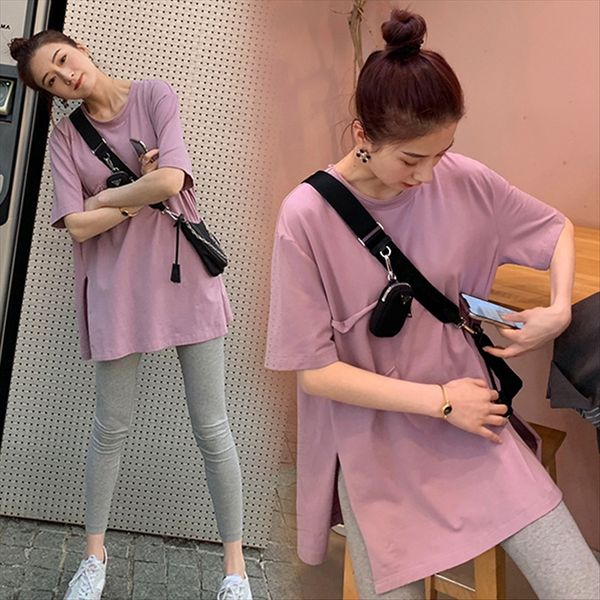 pregnant women's wear summer suit out fashion la ma 2020 clothing t-shirt clothing summer clothes short-sleeved loose t-shirt, White
pregnant women's wear summer suit out fashion la ma 2020 clothing t-shirt clothing summer clothes short-sleeved loose t-shirt, White