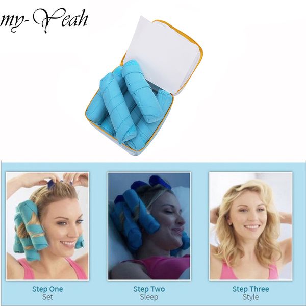 8pcs hair rollers sleep styler kit long cotton curlers diy styling tools blue color magic hair dressing charming hairstyle
8pcs hair rollers sleep styler kit long cotton curlers diy styling tools blue color magic hair dressing charming hairstyle