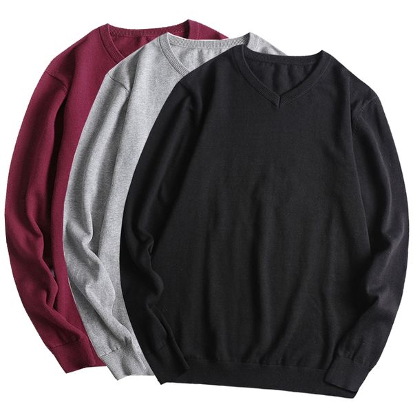 cotton sweater men long sleeve pullovers outwear man v-neck sweaters loose solid fit knitting clothing 6xl 7xl 8xl, White;black
cotton sweater men long sleeve pullovers outwear man v-neck sweaters loose solid fit knitting clothing 6xl 7xl 8xl, White;black