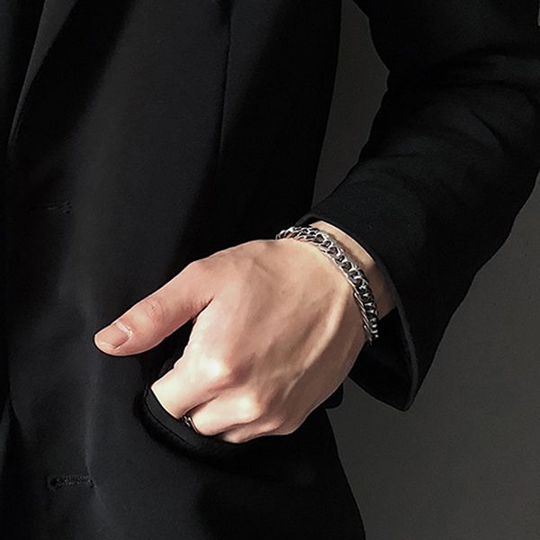 stainless steel bracelet curb cuban link chain bracelets for men women punk hip hop bracelets & bangles jewelry mens accessoires, Black
stainless steel bracelet curb cuban link chain bracelets for men women punk hip hop bracelets & bangles jewelry mens accessoires, Black