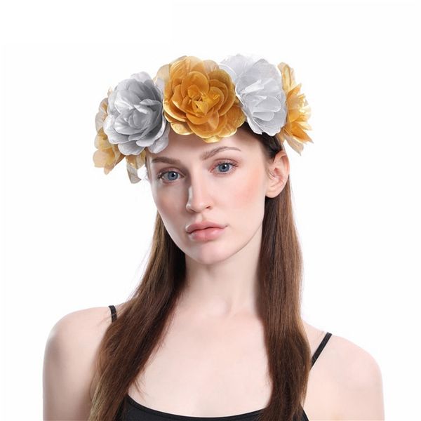 new wedding hairband bridal headwear rose flower garland elastic wreath party headband hats
new wedding hairband bridal headwear rose flower garland elastic wreath party headband hats