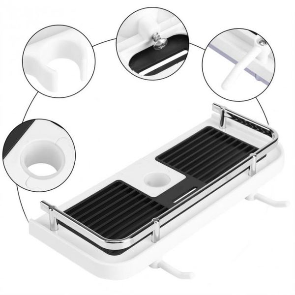 bathroom shelves adjustable pole caddy shower shelf organizer for head shampoo tray holder storage supplies
bathroom shelves adjustable pole caddy shower shelf organizer for head shampoo tray holder storage supplies