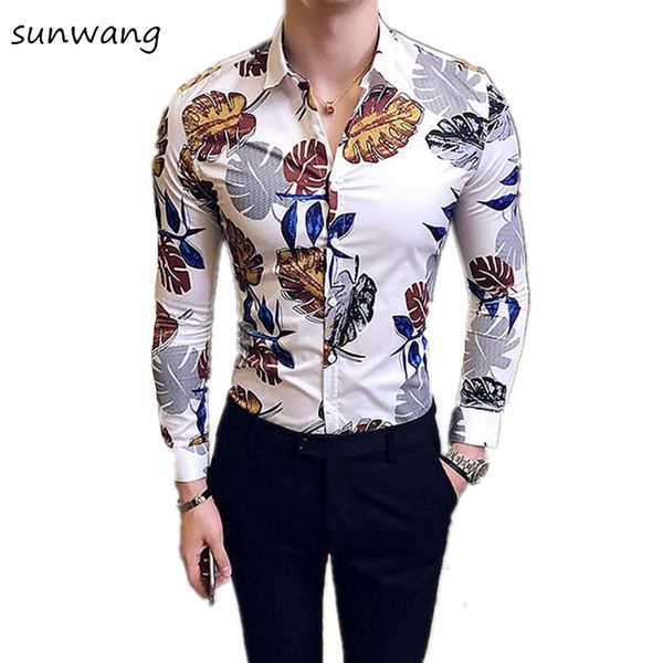 summer 2019 autumn winter new men leaves printing long sleeve shirt fashion male dress shirts casual formal shirt, White;black
summer 2019 autumn winter new men leaves printing long sleeve shirt fashion male dress shirts casual formal shirt, White;black