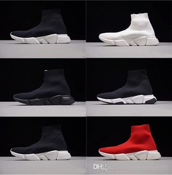 2018 Mens women INS balanciaga Designer Shoes Paris Famous luxury brand shoes with white texture sole designer Sock Shoes size 36-47
2018 Mens women INS balanciaga Designer Shoes Paris Famous luxury brand shoes with white texture sole designer Sock Shoes size 36-47