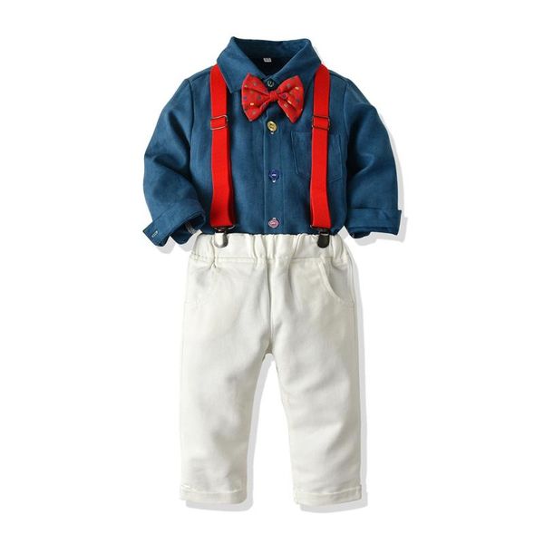 baby boy clothes boy corduroy shirts with overalls 2020 autumn children fashion gentleman sets kids casual england style outfits, White
baby boy clothes boy corduroy shirts with overalls 2020 autumn children fashion gentleman sets kids casual england style outfits, White