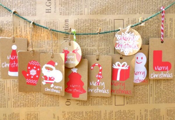 home 50 pcs/lot merry christmas gift kraft paper tags santa claus paper hang tag snowflake tree party decor diy label gift tags
home 50 pcs/lot merry christmas gift kraft paper tags santa claus paper hang tag snowflake tree party decor diy label gift tags