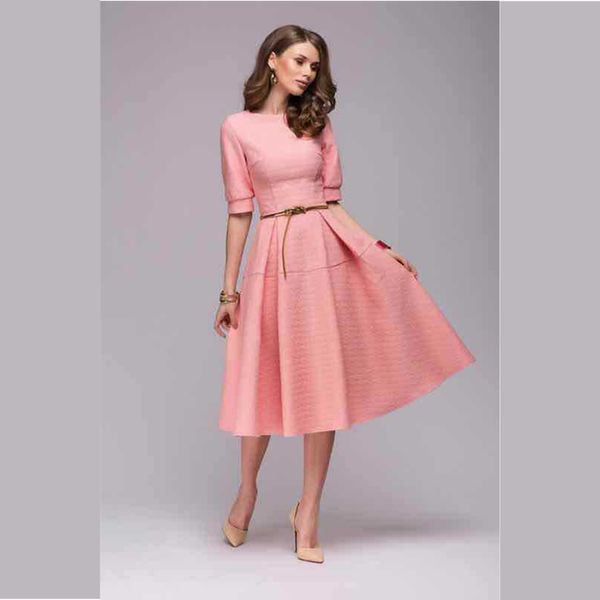 spring 2020 simple solid round neck half sleeve dress high waist pink silver coffee casual dress, Black;gray
spring 2020 simple solid round neck half sleeve dress high waist pink silver coffee casual dress, Black;gray