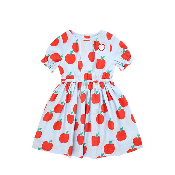 kid dresses 2020 brand new summer girls cute red apple print short sleeve princess dress baby child fashion clothes, Red;yellow
kid dresses 2020 brand new summer girls cute red apple print short sleeve princess dress baby child fashion clothes, Red;yellow
