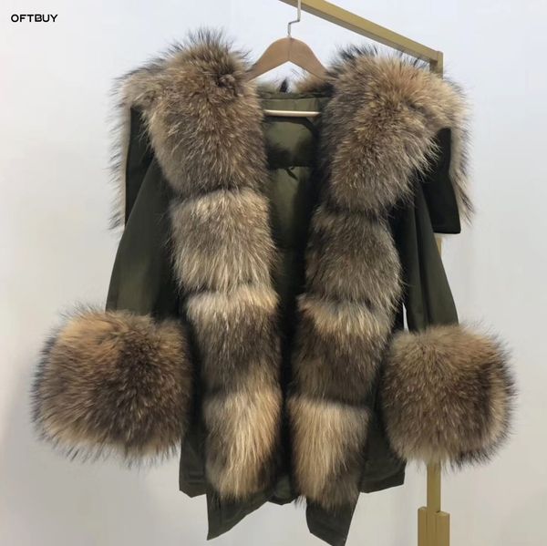 2019 winter jacket women real fur coat big natural raccoon fur collar long parka white duck down jacket streetwear korea fashion, Black
2019 winter jacket women real fur coat big natural raccoon fur collar long parka white duck down jacket streetwear korea fashion, Black
